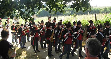 La musique arrive à la chapelle