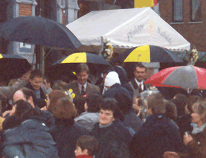 Les Princes sur la Grand-Place de Philippeville
